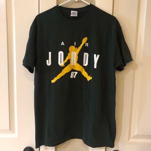 Green Bay Packers Air Jordy T-shirt, size large